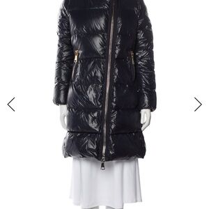 Moncler Joinville Shiny Black Puffer Jacket